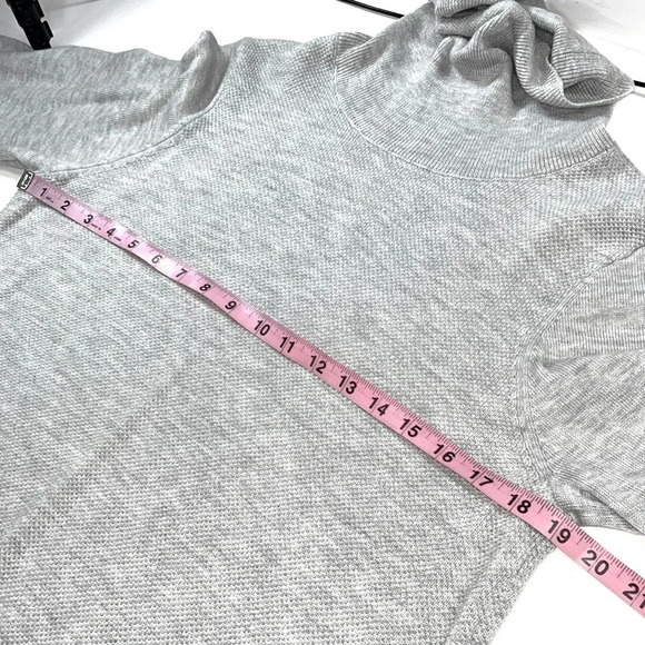 Wool blend Joules knitwear turtleneck size 10 neutral textured side slits 2018 - Picture 5 of 9